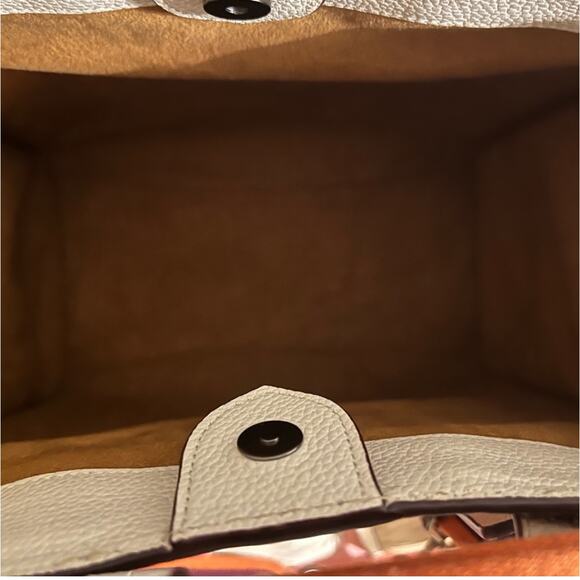 Coach 2019 FIELD TOTE WITH Charlie Pouch HORSE AND CARRIAGE PRINT VARSITY Stripe - Picture 7 of 12